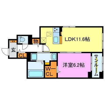 間取図 レアージュ