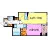 レアージュ 1LDKの間取り