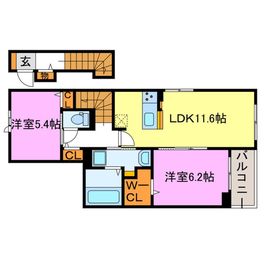 間取図 レアージュ