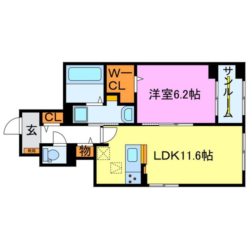 間取図 レアージュ