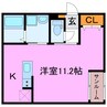 プルミエール元町 1Rの間取り