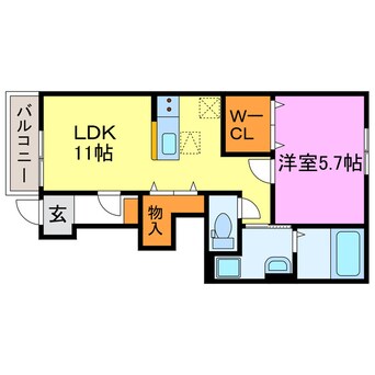 間取図 (仮称)水口町高塚新築アパート