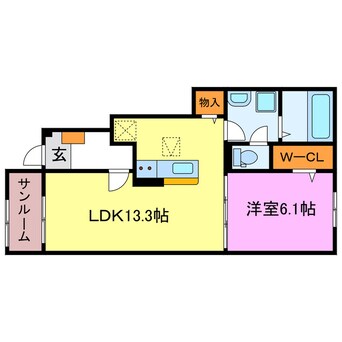 間取図 バンブー　ニン　Ａ