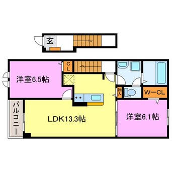 間取図 バンブー　ニン　Ａ