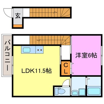 間取図 エクセルピア岩根中央