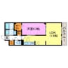 GL  minakuchi Ⅰ 1LDKの間取り