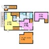 エルミナージュ本町 1LDKの間取り