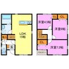 KATACHI・ASHITANI 3LDKの間取り