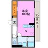 シャーロット石橋駅前 1Rの間取り