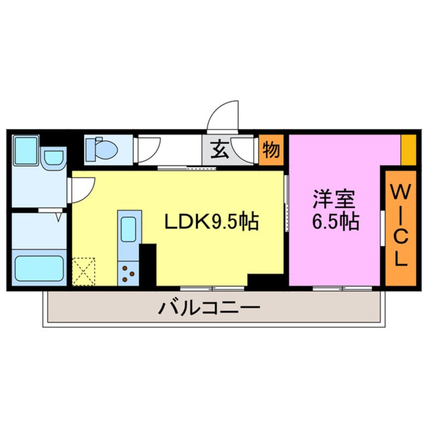 間取図 シャーロット石橋駅前