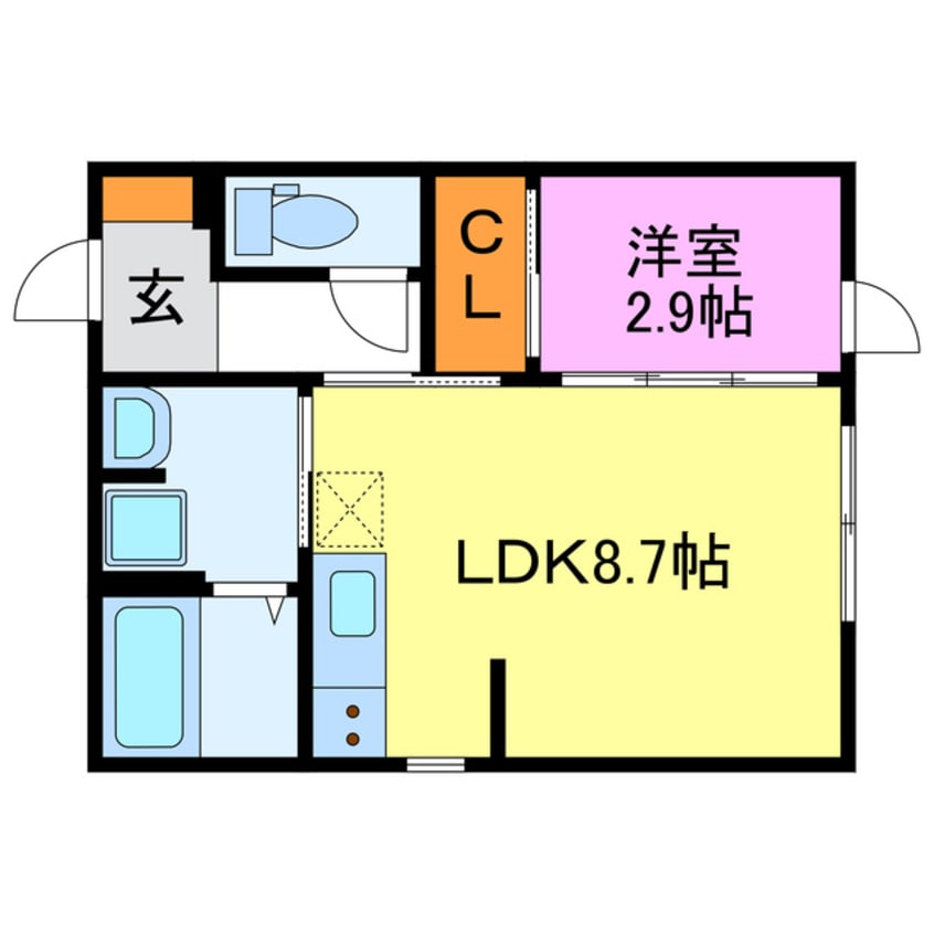 間取図 ユイストコート