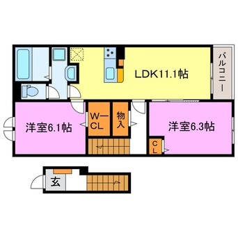 間取図 グランドハイツⅡ