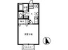 West千日 1Kの間取り