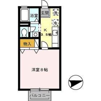 間取図 セジュール二番館