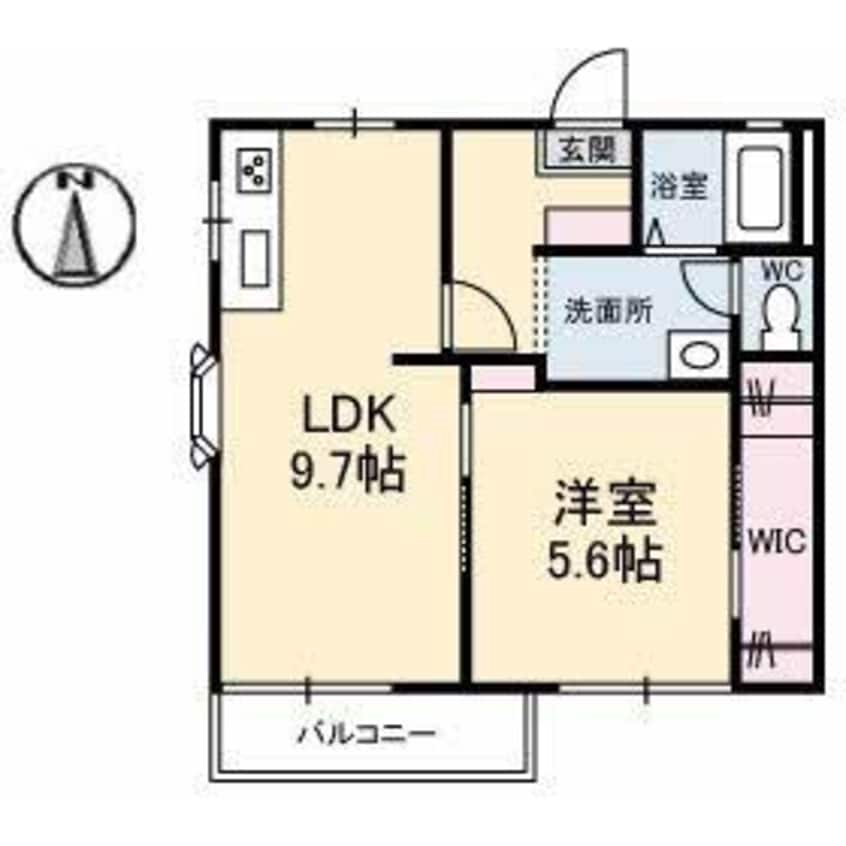 間取図 キャッスルフクダ