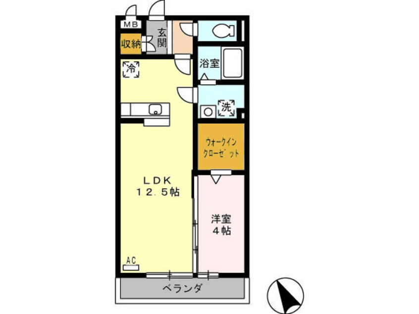 間取図 ウエストヴィラージュ華浦
