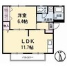 グラン・ルーレ 1LDKの間取り
