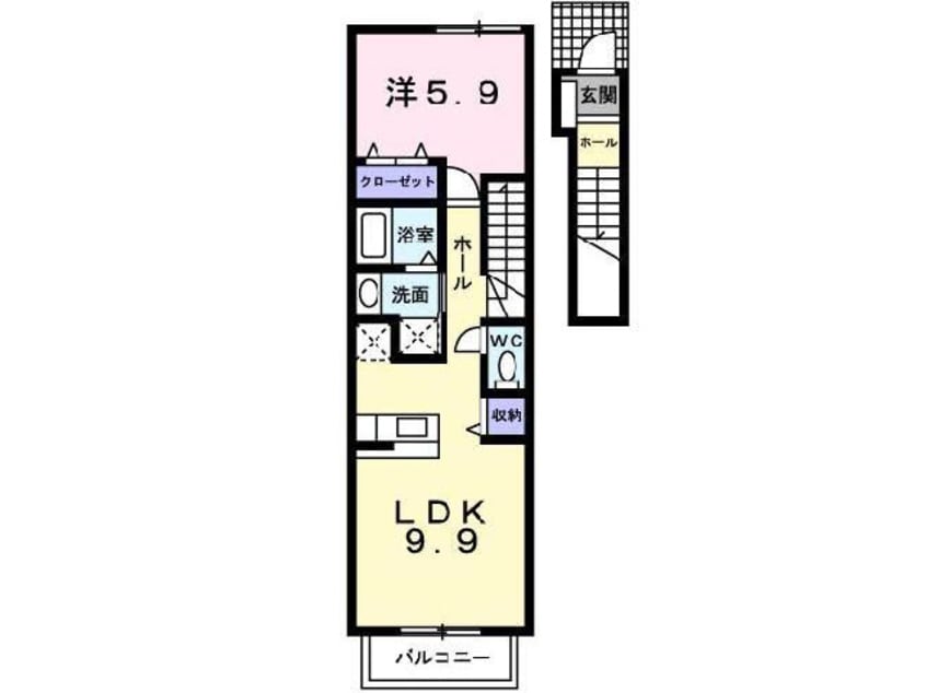 間取図 ソレイユ･ルヴァンⅠ