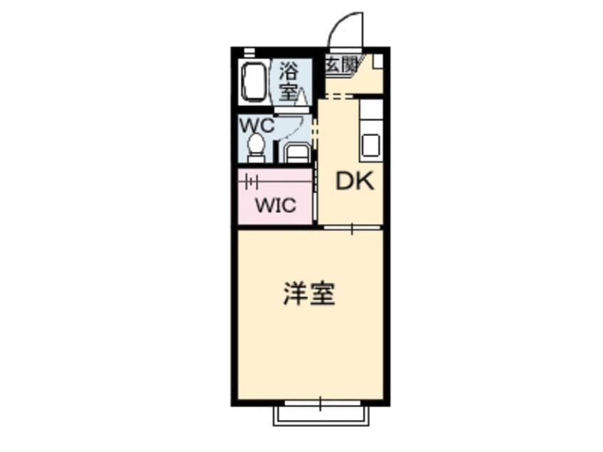 間取図 山陽本線（中国）/防府駅 バス10分横入川下車:停歩2分 1階 築22年