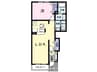 ガーデンプレイス大崎Ｂ 1LDKの間取り