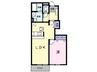 ラフィーユＡ 1LDKの間取り