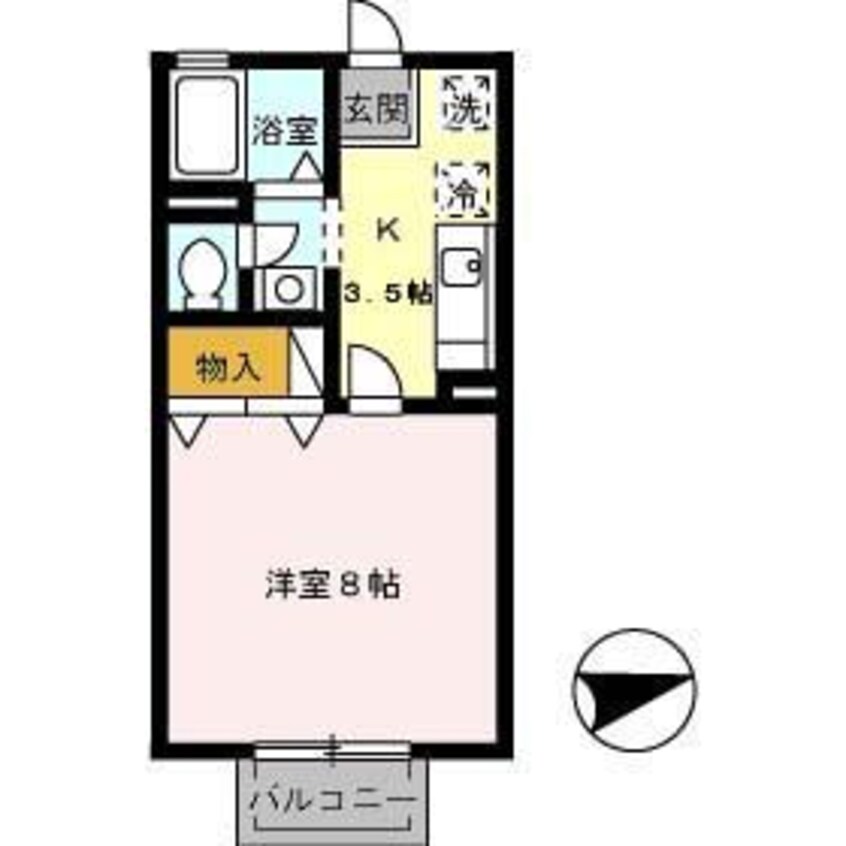 間取図 セジュール壱番館
