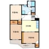 クリスタル１２ 3DKの間取り
