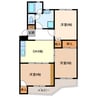 クリスタル１２ 3DKの間取り