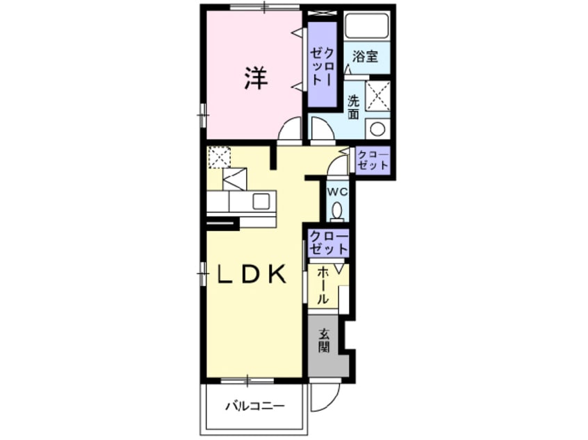 間取図 メゾン華陽 Ｂ