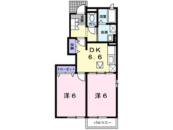 間取図 ラ･ファミーユＣ