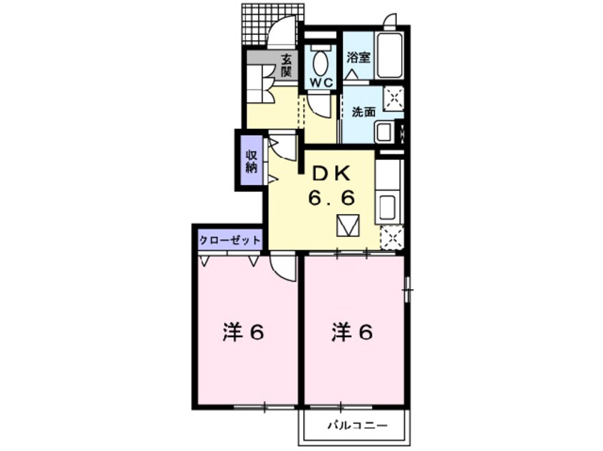 間取図 ラ･ファミーユＣ