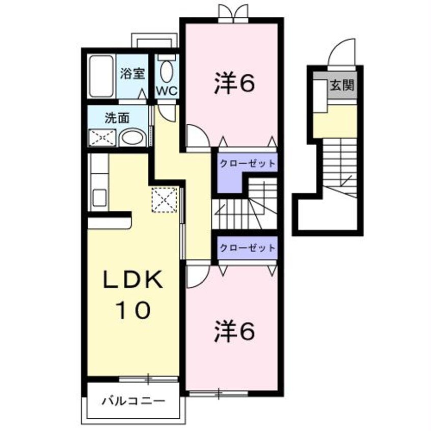 間取図 ラ･ファミーユＣ
