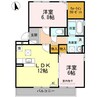 セジュールスハマ　Ｂ棟 2LDKの間取り