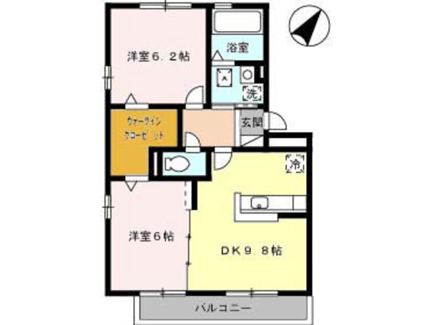 間取図 ランド アクシス高井