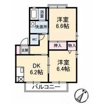 間取図 ベルヴェシティー青山　Ｃ棟