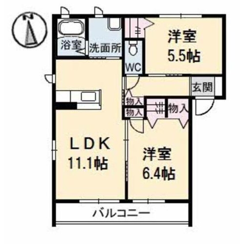 間取図 グランドレガシィ　Ｃ棟