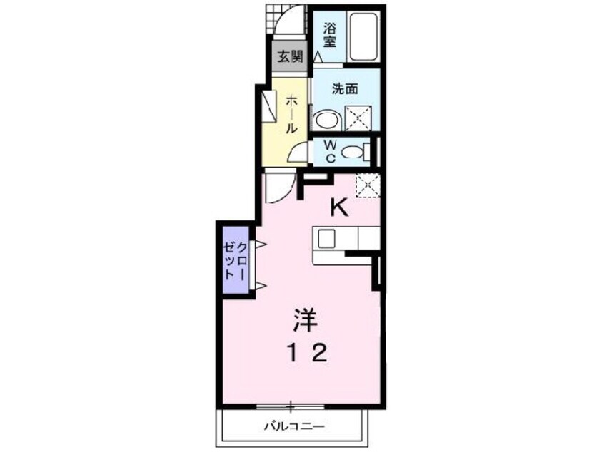 間取図 山陽本線（中国）/防府駅 バス5分開出下車:停歩6分 1階 築14年