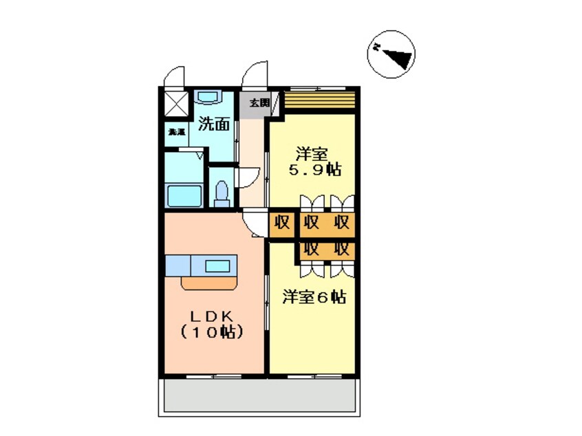 間取図 エスペランサ吉敷
