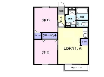 間取図 ファミールロジュマンＡ