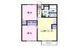 ファミールロジュマンＡ 2LDKの間取り