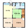 ソフィア新田 3DKの間取り