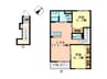スカイグレイス 2LDKの間取り