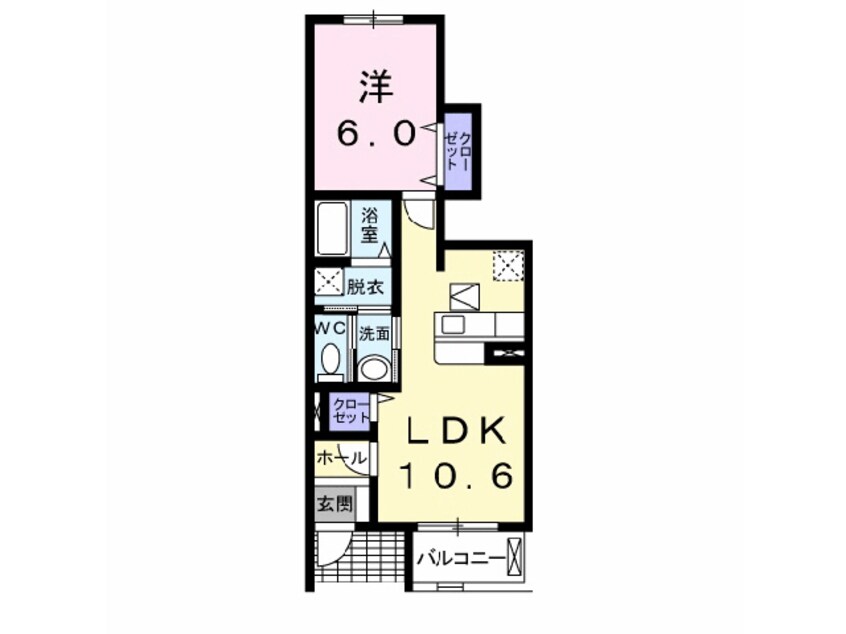 間取図 グッドライフ・アイ　Ｂ