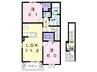 プラシードＫ．Ｋ　Ａ棟 2LDKの間取り