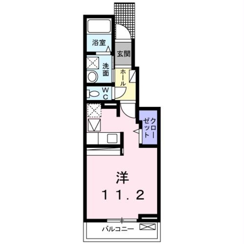 間取図 山陽本線（中国）/防府駅 バス5分宮市下車:停歩6分 1階 築10年