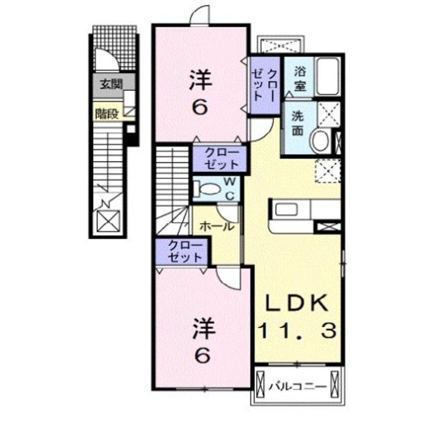 間取図 植松グランコート Ａ