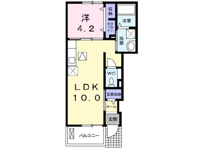 間取図 山陽本線（中国）/防府駅 バス20分今塩屋原下車:停歩2分 1階 築9年