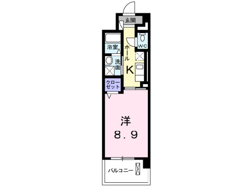 間取図 山陽本線（中国）/防府駅 徒歩8分 1階 築7年