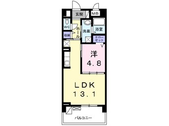 間取図 ｳﾞｧﾝｸｰﾙ