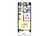 ｳﾞｧﾝｸｰﾙ 1LDKの間取り